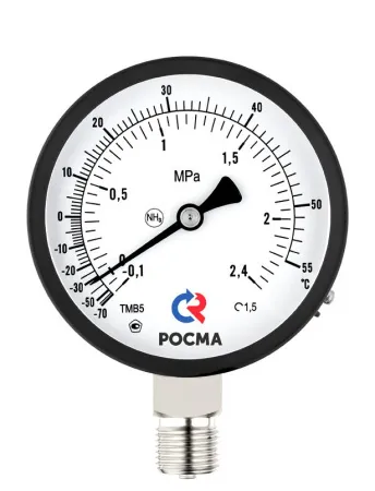 Манометры аммиачные ТМ-511 NH3 и ТМ-611 NH3
