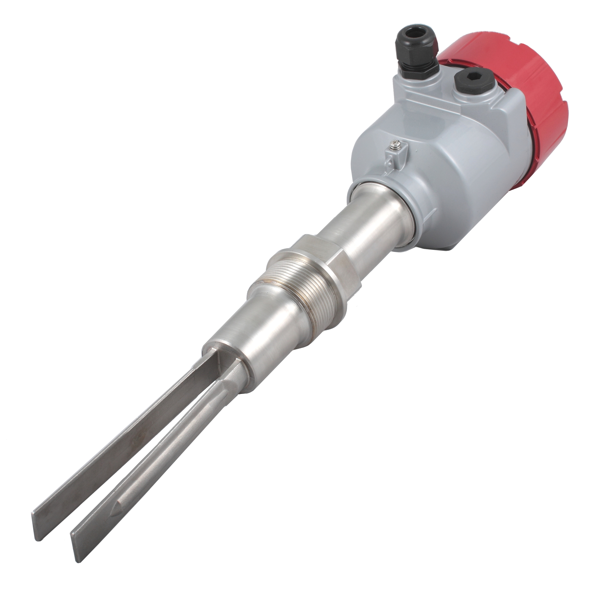 Вибрационный датчик предельного уровня сыпучих материалов в алюм. корпусе, -40 +150 С, Pmax=10 bar, 22-265 VAC - 20-46 VDC, IP 67, чувств. от 10 г/л, соединение- резьба G 1 1/2", нерж. сталь 304, удлинение 1300 мм, нерж. сталь 304, выход- реле DPDT