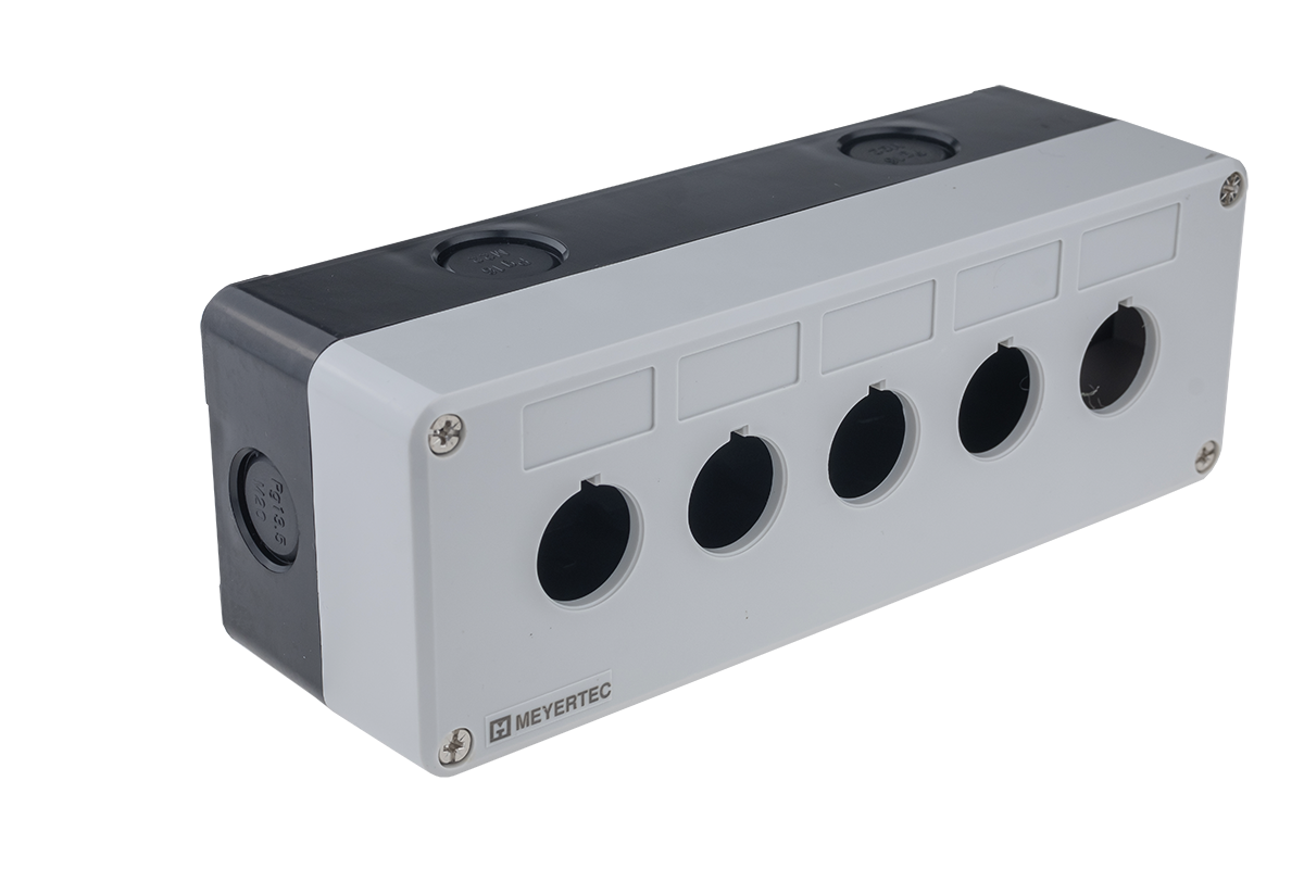 Корпус пластиковый, 5 места, серый